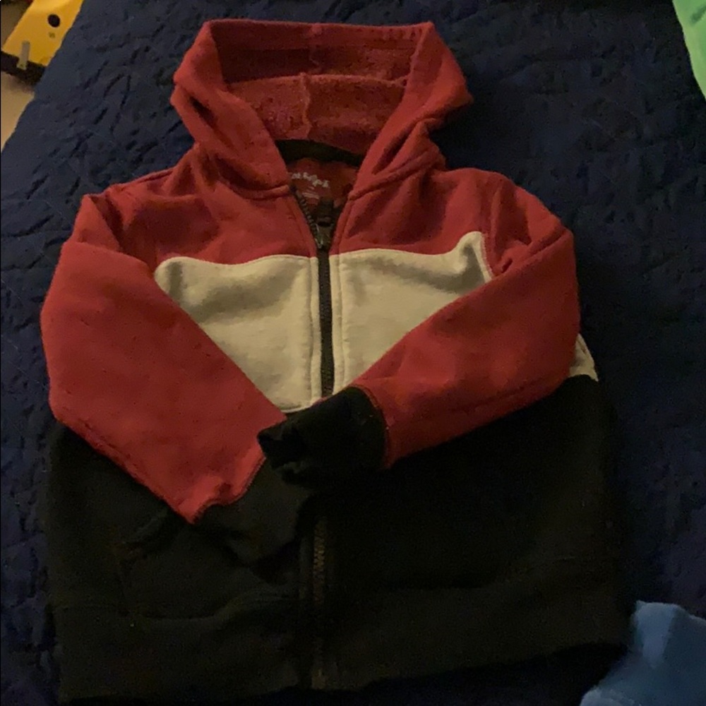 Kids zip-up hoodie.